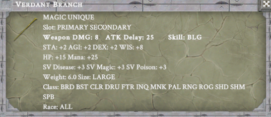 VERDANT BRANCH item card